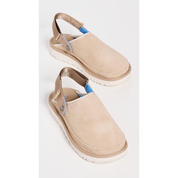 UGG Men's Goldencoast Clog Sandal, Sand / Santorini, 12
